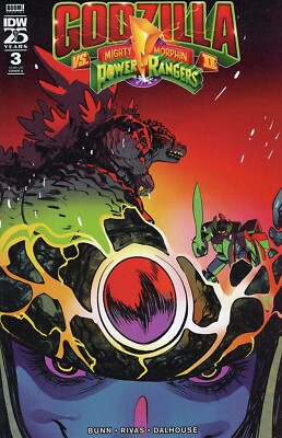 Godzilla Vs. Mighty Morphin Power Rangers II #3 Cover A NM 2024 Boom! - Vault 35-image