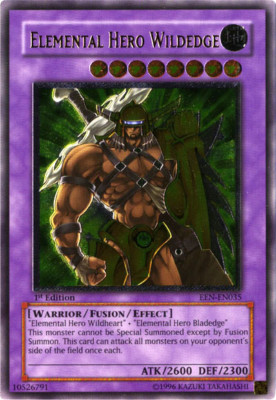 Elemental Hero Wildedge [EEN-EN035] Ultimate Rare Lightly Played Unlimited - Yug-image