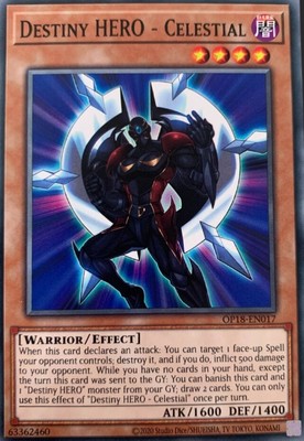 Destiny HERO - Celestial - OP18-EN017 - Common - Unlimited Edition - Lightly Pla-image