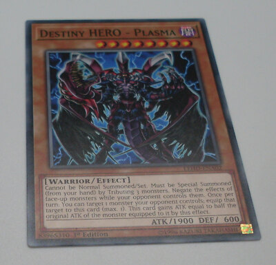Yu-Gi-Oh Card - Destiny HERO - Plasma - Warrior / Effect - Yugioh New-image