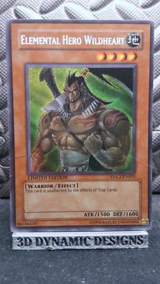 | Yugioh Elemental HERO Wildheart EHC2-EN003 Secret Rare HP 🔥 |-image