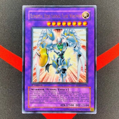 Yu-Gi-Oh! Elemental Hero Shining Flare Wingman EEN-AE036 1st Ultra Asian English-image