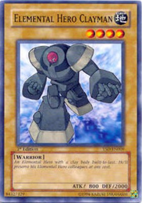 Yugioh! Elemental Hero Clayman - YSD-EN009 - Common - 1st Edition Near Mint, Eng-image
