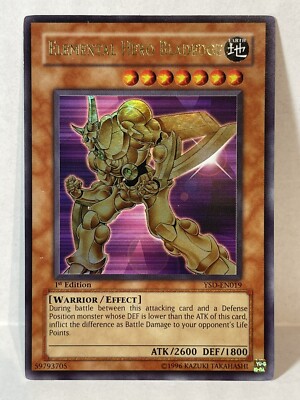Yugioh Elemental Hero Bladedge Ultimate Rare YSD-EN019 1st Edition - NM See Des.-image