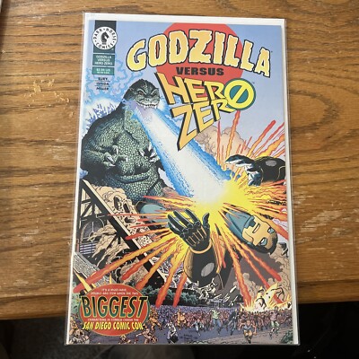 Godzilla Vs. Hero Zero #1 👉 Near Mint 💥 CGC Ready To Be Pressed. Key Low Print-image