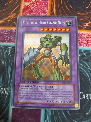 Yu-Gi-Oh! TCG Elemental Hero Grand Neos CT04-EN001 Secret Rare Limited NM-image