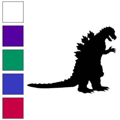 Godzilla Kaiju Character, Vinyl Decal Sticker, Multiple Colors & Sizes #6701-image