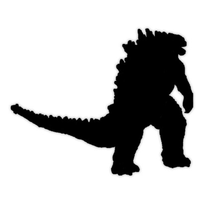 Godzilla Sticker Kaiju Gojira Japan Tokyo Vinyl Decal Car Wall Black Window-image