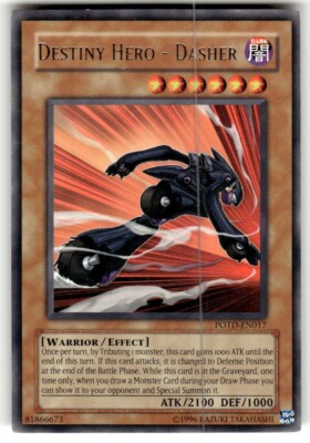 Destiny Hero - Dasher POTD-EN017 Power of the Duelist Unl Edition Yugioh NM-image