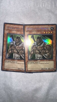 Yugioh Misprint Elemental Hero Wildheart Wrong Foiling MP-image