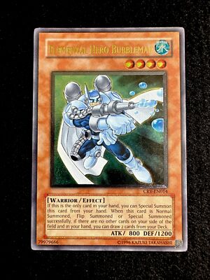 YUGIOH • ELEMENTAL HERO BUBBLEMAN • ULTIMATE RARE • CRV-EN014 • UNLIMITED • NM-image