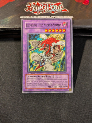 Elemental Hero Necroid Shaman EOJ-EN036 Enemy of Justice 1st Edition-image