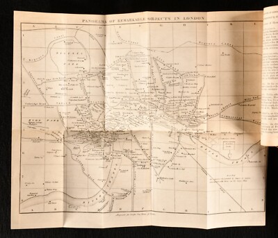 1841 Leigh's New Picture of London Eleventh Edition Folding Maps-image
