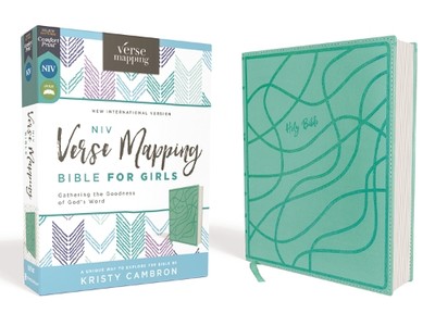 Kristy Cambron NIV, Verse Mapping Bible for Girls, Leathersoft,  (Leather Bound)-image