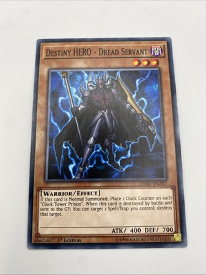 LEHD-ENA07 Destiny HERO - Dread Servant 1st Edition YuGiOh Card-image