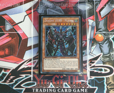 YuGiOh Destiny HERO - Plasma SGX1-ENB01 1st Edition Secret Rare-image