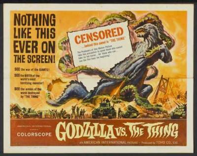 396350 GODZILLA VS THE THING Movie WALL PRINT POSTER US-image