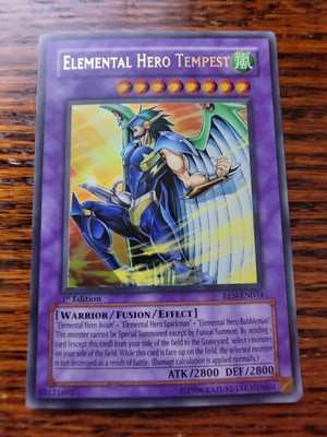 MP Elemental Hero Tempest EEN-EN034 Elemental Energy 1st Edition-image