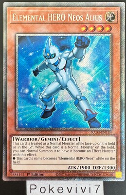 YU-GI-OH! Card ELEMENTAL HERO NEOS ALIUS RA03-EN184 PSR NEW-image