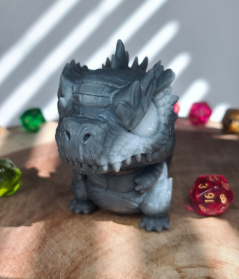 Lizard Kaiju | Godzilla | Grumpii | Chonki Boi Mini | Art Toy | Chibi-image