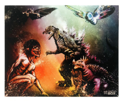Attack on Titan Eren Yeager Titan Form vs Godzilla and Monsters 8