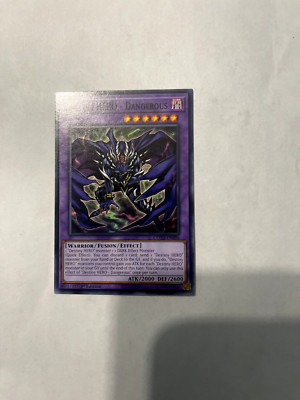 Yu-Gi-Oh! Konami Destiny-Hero Dangerous COTD-EN096- 1 Card + Protector-image