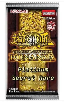 Yu-Gi-Oh! Quarter Century Bonanza - Platinum Secret Rare Singles - RA03 - NM-image