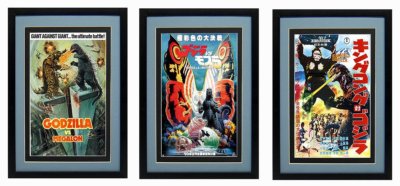 Godzilla Monster Movie Poster set Finest Quality Prints & Framing-image