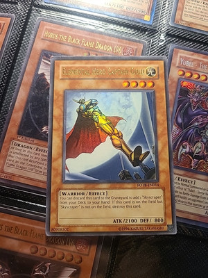 Yugioh! Elemental Hero Captain Gold FOTB-EN014 Unlimited Ed. -image