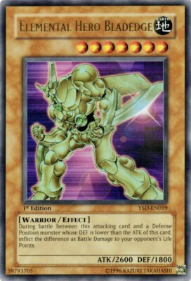 Elemental Hero Bladedge YSD-EN019 LP/NM Ultra Rare 1st Edition Yu-Gi-Oh! TCG-image