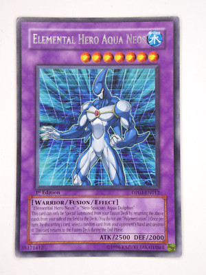 Yugioh! / Elemental Hero Aqua Neos / DP03-EN012 / Rare / 1st Ed / Lighty Played-image