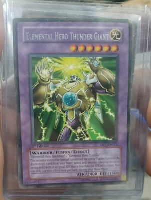Elemental Hero Thunder Giant DP1-EN011 - Yugioh! Rare 1st LP -image