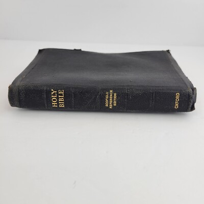 Antique 1917~Scofield Reference Edition Oxford~Holy Bible Map~Facsimile Series 1-image