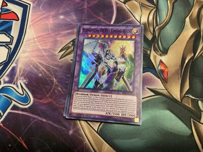 Elemental HERO Cosmo Neos SAST-EN036 1st Super Rare NM Yugioh Card-image