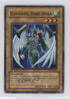Elemental HERO Avian 1st Ed. YuGiOh Starter Deck #YSD-EN007 2006 0rq9-image
