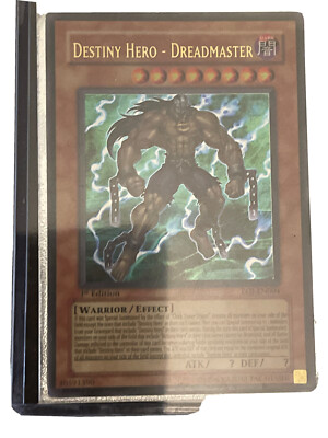 Yu-Gi-Oh! TCG Destiny Hero - Dreadmaster Enemy of Justice EOJ-EN004 Unlimited...-image