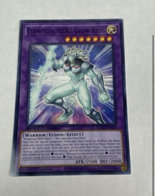 Yugioh Elemental HERO Glow Neos SGX4-ENA22 Midterm Destruction Speed Duel Common-image