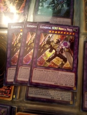 Elemental Hero Nebula Neos x3 Secret Rare-image