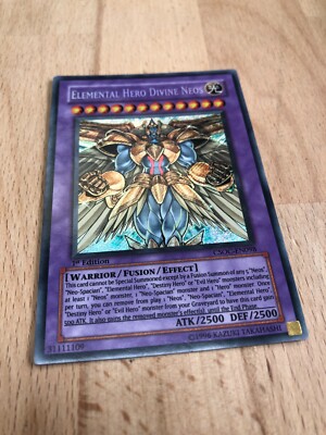 Elemental Hero Divine Neos CSOC-EN098 Secret Rare 1st Edition Yugioh Card-image