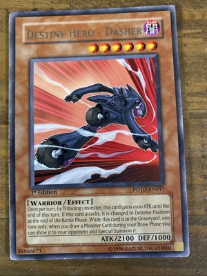 Destiny Hero - Dasher POTD-EN017 Power of the Duelist-1st Edition 1st Edition-image