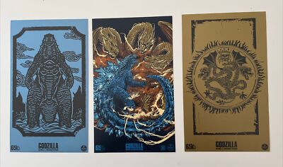 Loot Crate Exclusive Godzilla King of the Monsters Print Set, 3 Prints-image