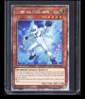 Elemental HERO Neos Alius - RA03-EN184 - Near Mint NM - Platinum Secret Rare-image