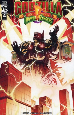 Godzilla Vs. Mighty Morphin Power Rangers II #4 Cover A NM 2024 Boom! - Vault 35-image