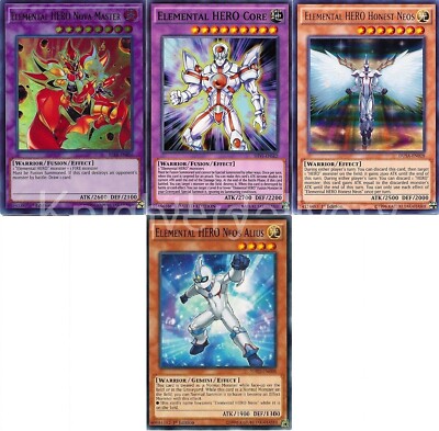Elemental Hero Complete Deck - Nova Master - Honest Neos  - 44 Cards - Yugioh-image