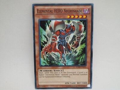 Yugioh! TCG Elemental HERO Necroshade SDHS-EN010 Unl Edition NM Common-image