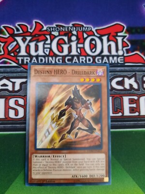 YUGIOH CARD DESTINY HERO DRILLDARK LEHD-ENA11 1ST EDITION-image