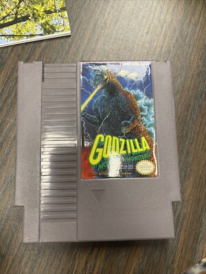Godzilla: Monster of Monsters (Nintendo Entertainment System, 1989) And Case-image