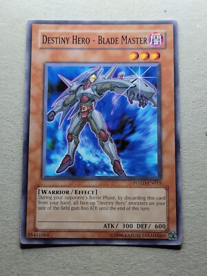 Destiny Hero - Blade Master - POTD-EN015  - Unlimited - Yu-Gi-Oh-LP -image