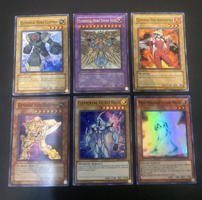 YuGiOh - Elemental Hero Divine Neos CSOC-EN098 SECRET LP + FREE MATERIALS-image