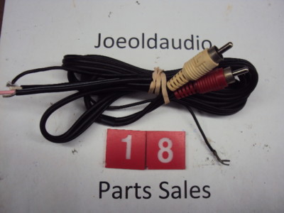 Fisher MT-6115 Turntable RCA Plug Leads. Tested. Parting Out Entire MT-6115.-image